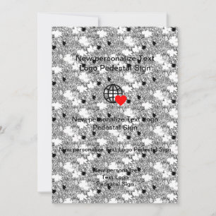 Nueva invitación plana personaliza la tuya