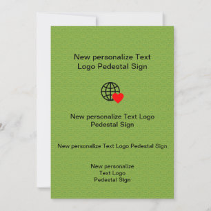 Nueva invitación plana personaliza la tuya