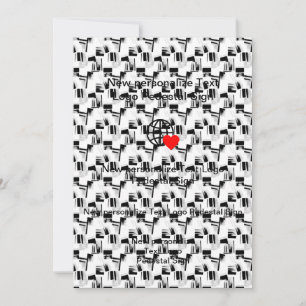 Nueva invitación plana personaliza la tuya
