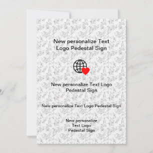 Nueva invitación plana personaliza la tuya