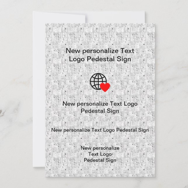 Nueva invitación plana personaliza la tuya (Anverso)