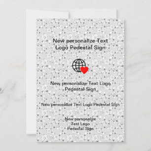 Nueva invitación plana personaliza la tuya