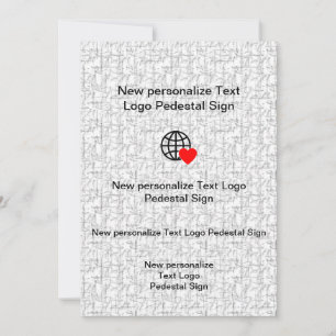Nueva invitación plana personaliza la tuya