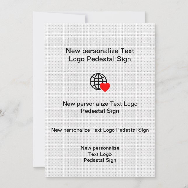 Nueva invitación plana personaliza la tuya (Anverso)