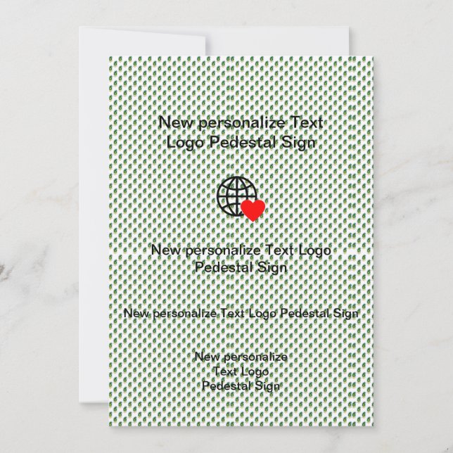 Nueva invitación plana personaliza la tuya (Anverso)