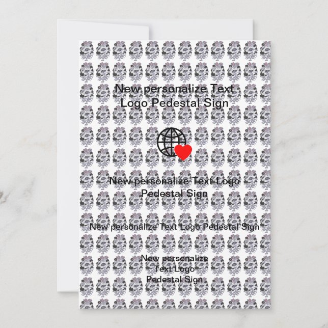 Nueva invitación plana personaliza la tuya (Anverso)