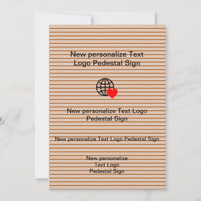 Nueva invitación plana personaliza la tuya (Anverso)