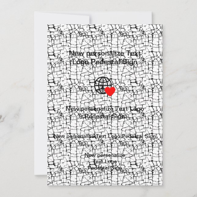 Nueva invitación plana personaliza la tuya (Anverso)