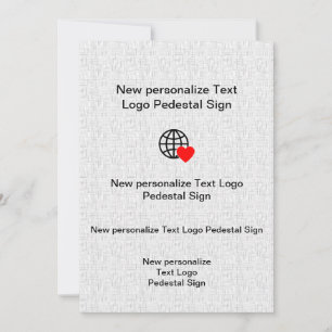 Nueva invitación plana personaliza la tuya