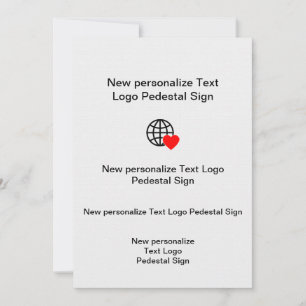 Nueva invitación plana personaliza la tuya