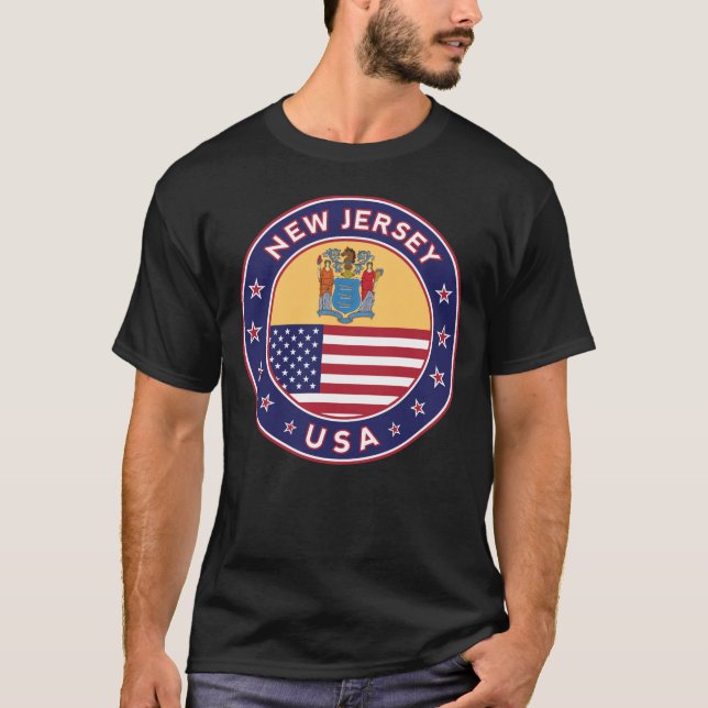 Nueva Jersey, camiseta de Nueva Jersey, (Anverso)