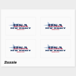 Nueva Jersey Mi Pegatina del Estado de origen