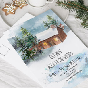 Nueva Neck of the Woods Anuncio de Tarjeta Postal 