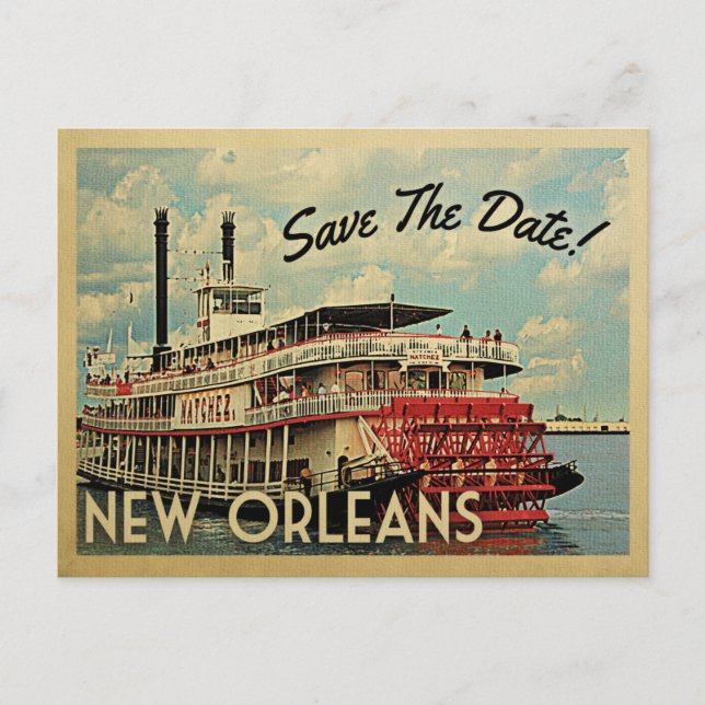 Nueva Orleans Guarda Las Postales Vintage (Anverso)