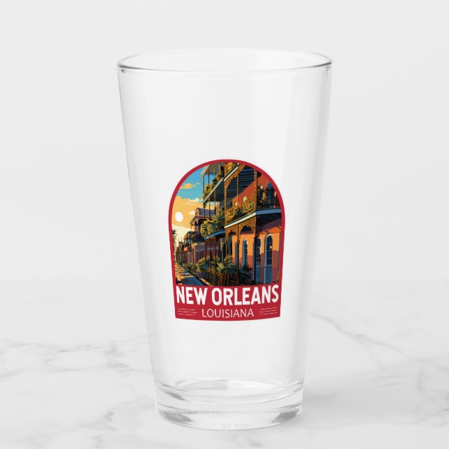 Nueva Orleans Louisiana Viaje Arte Vintage (Anverso)