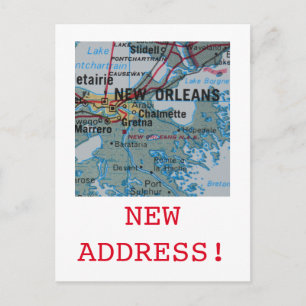 Nueva Orleans Nueva invitación de direcciones