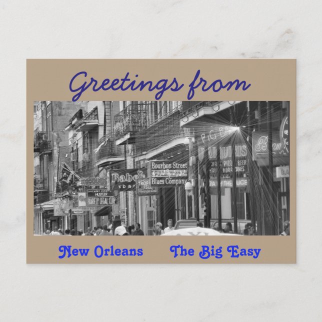 Nueva Orleans - postal (Anverso)