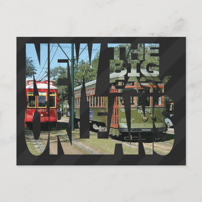 Nueva Orleans, postal de Luisiana (Anverso)