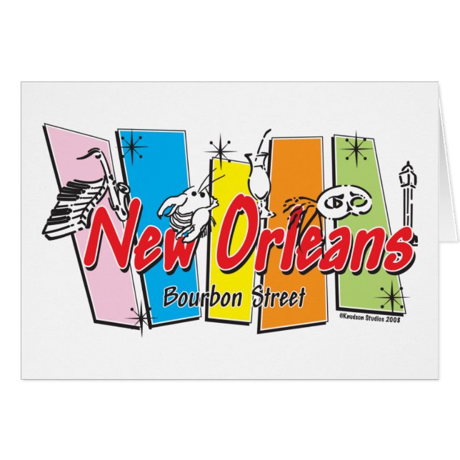 Nueva Orleans-Retro (Anverso (Horizontal))