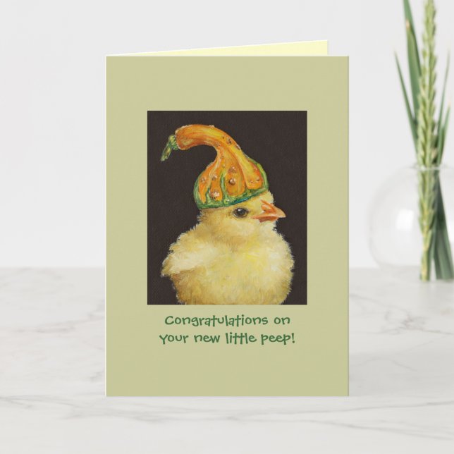 Nueva pequeña tarjeta de peep (Anverso)