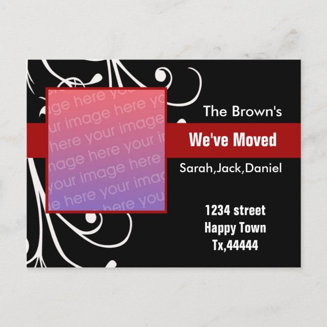 Nueva postal de dirección (Anverso)