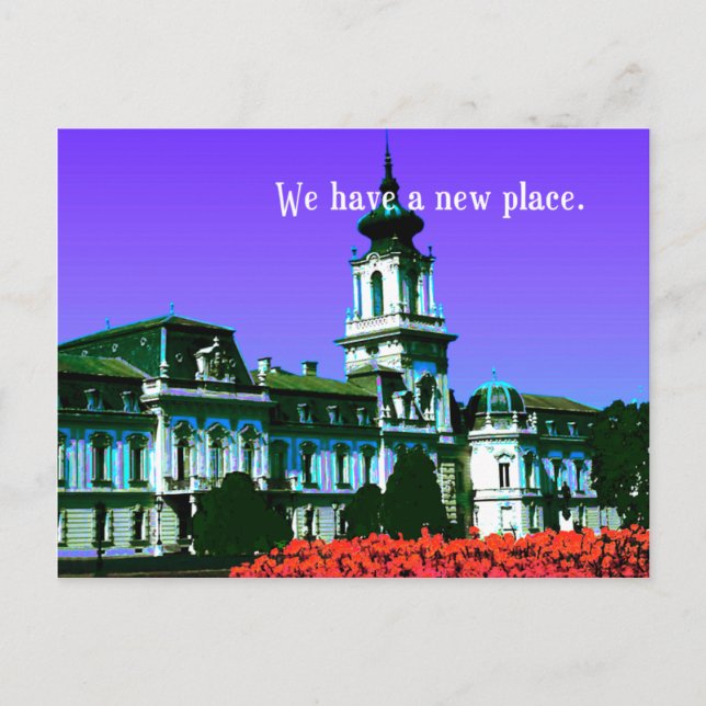 Nueva postal de dirección 'Tenemos una nueva direc (Anverso)