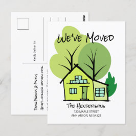 Nueva postal de Invitación móvil de dirección