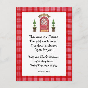 Nueva postal de la dirección de la puerta roja