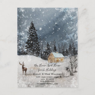 Nueva postal de la dirección móvil dulce del hogar