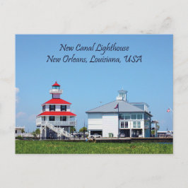 Nueva postal del faro del canal Louisiana