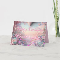 Nueva tarjeta de cumpleaños de nieta de estrellas 