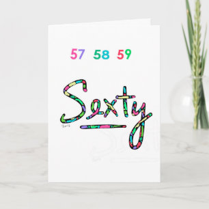 ¡NUEVA TARJETA de cumpleaños de Sexty Psychadelic!
