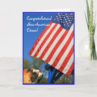Nueva tarjeta de felicitación americana del