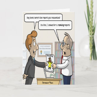 Nueva tarjeta de felicitación Boss Punny
