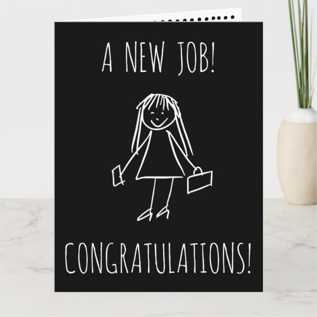 Nueva tarjeta de felicitación de la mujer el | del (Anverso)