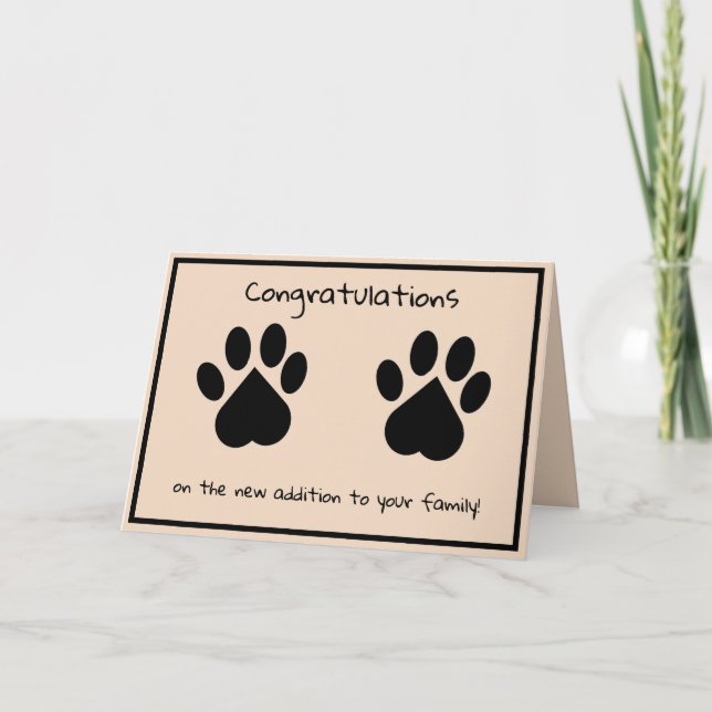 Nueva tarjeta de felicitación del Mascota (Anverso)