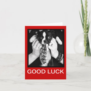 Nueva tarjeta de felicitación por trabajo