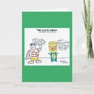 Nueva tarjeta de felicitación por trabajo - Toby &