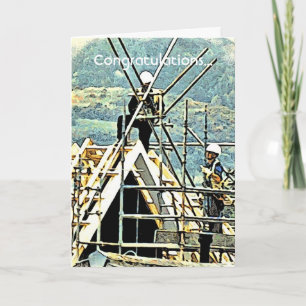 Nueva tarjeta de felicitación residencial