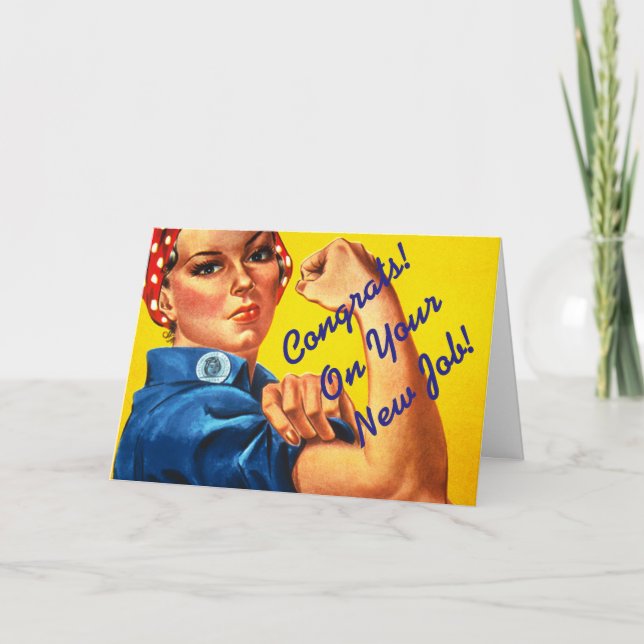 Nueva tarjeta de felicitación "Rosie the River". (Anverso)