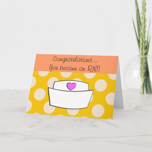 Nueva tarjeta de felicitaciones de enfermeras regi (Anverso)