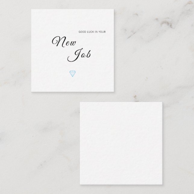 Nueva tarjeta de felicitaciones por la buena suert (Anverso / Reverso)