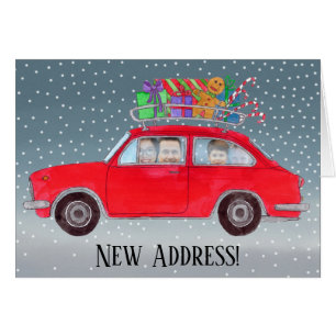 Nueva tarjeta de foto de personalizable del coche