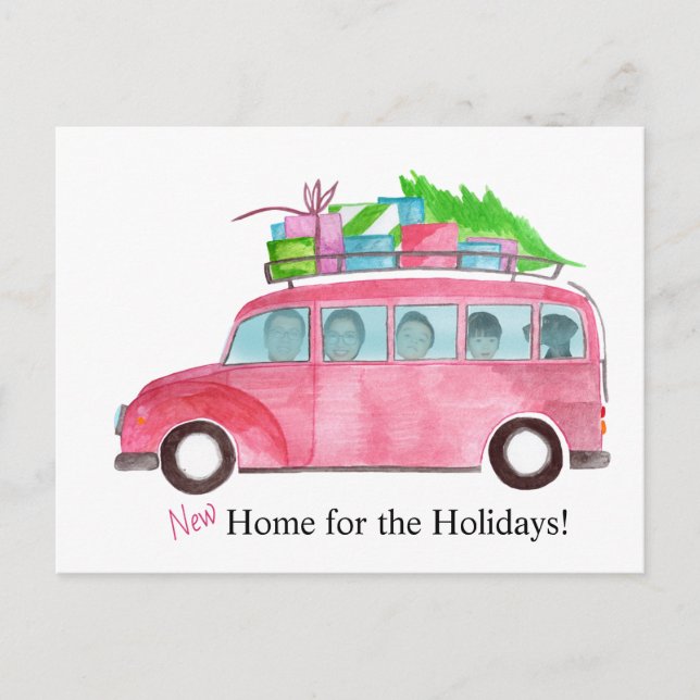 Nueva tarjeta de fotos del personalizable residenc (Anverso)