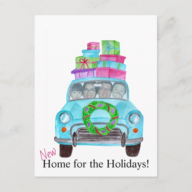 Nueva tarjeta de fotos del personalizable residenc (Anverso)