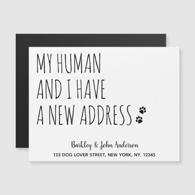 Nueva tarjeta de Invitación de desplazamiento de p (Anverso/Reverso)