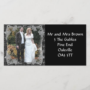 Nueva tarjeta de la foto de la dirección