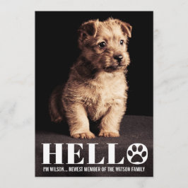 Nueva tarjeta de la foto de la invitación de la