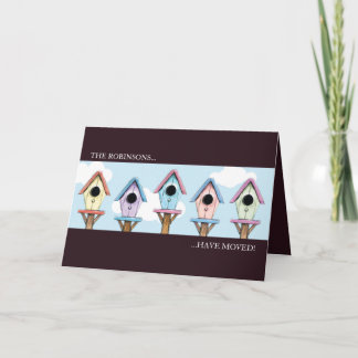 Nueva tarjeta de la invitación de la dirección de