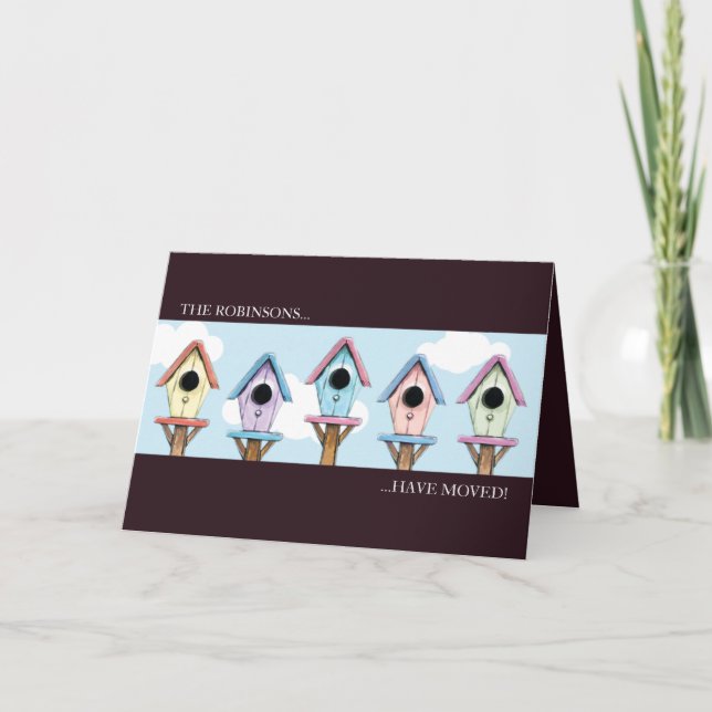 Nueva tarjeta de la invitación de la dirección de (Anverso)